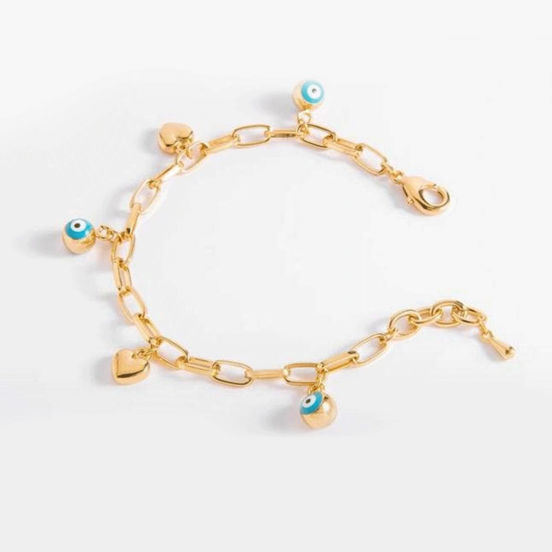 Pulsera Ojo Turco de Corazon